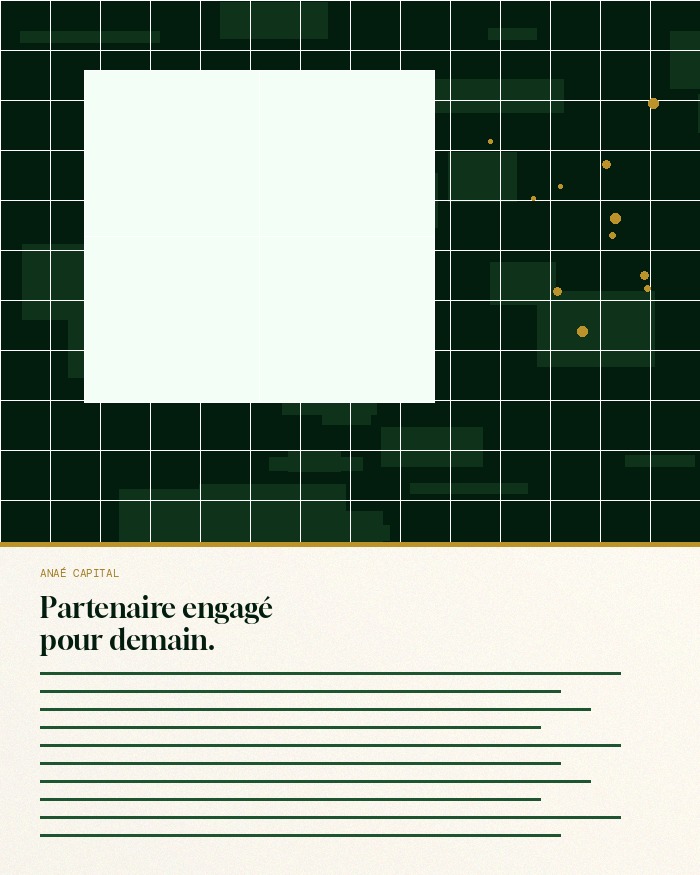 Anaé Capital — partenaire engagé